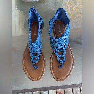 Shoe dazzle blue Sandals size 9